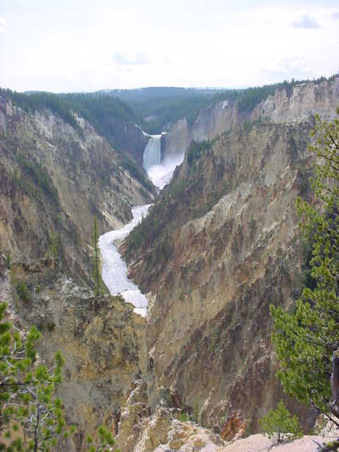 Picture of Lower Falls taken from Artists' Point.