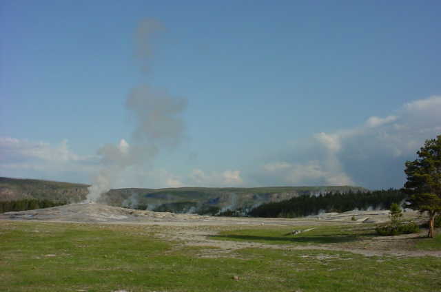 Picture of Old Faithful.